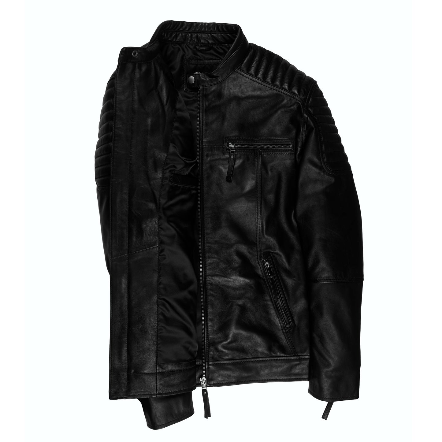 Panthera Luxe Pearl Leather Jacket inner view