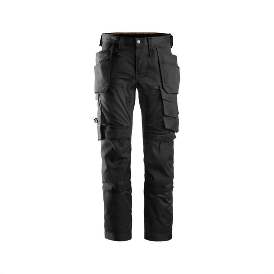 Snickers-6241-AllroundWork-Slim-Fit-Stretch-Trousers-with-Holster-Pockets-Black-Black-Main